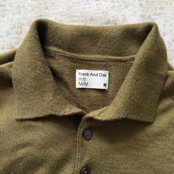 Frank & Oak - Merino wool polo sweater // **SOLD** - Picture 5 of 10